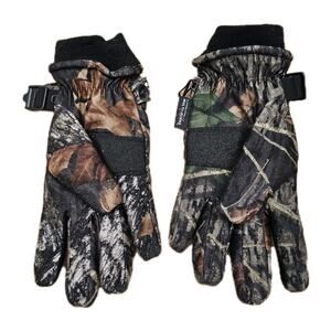 Gates Mossy Oak Multi-guard Fleece Camo Gloves Sz Large Hunting